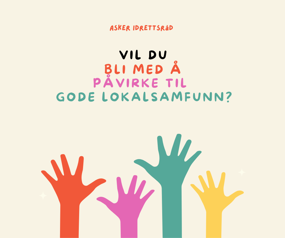 Bli med å skape gode lokalsamfunn