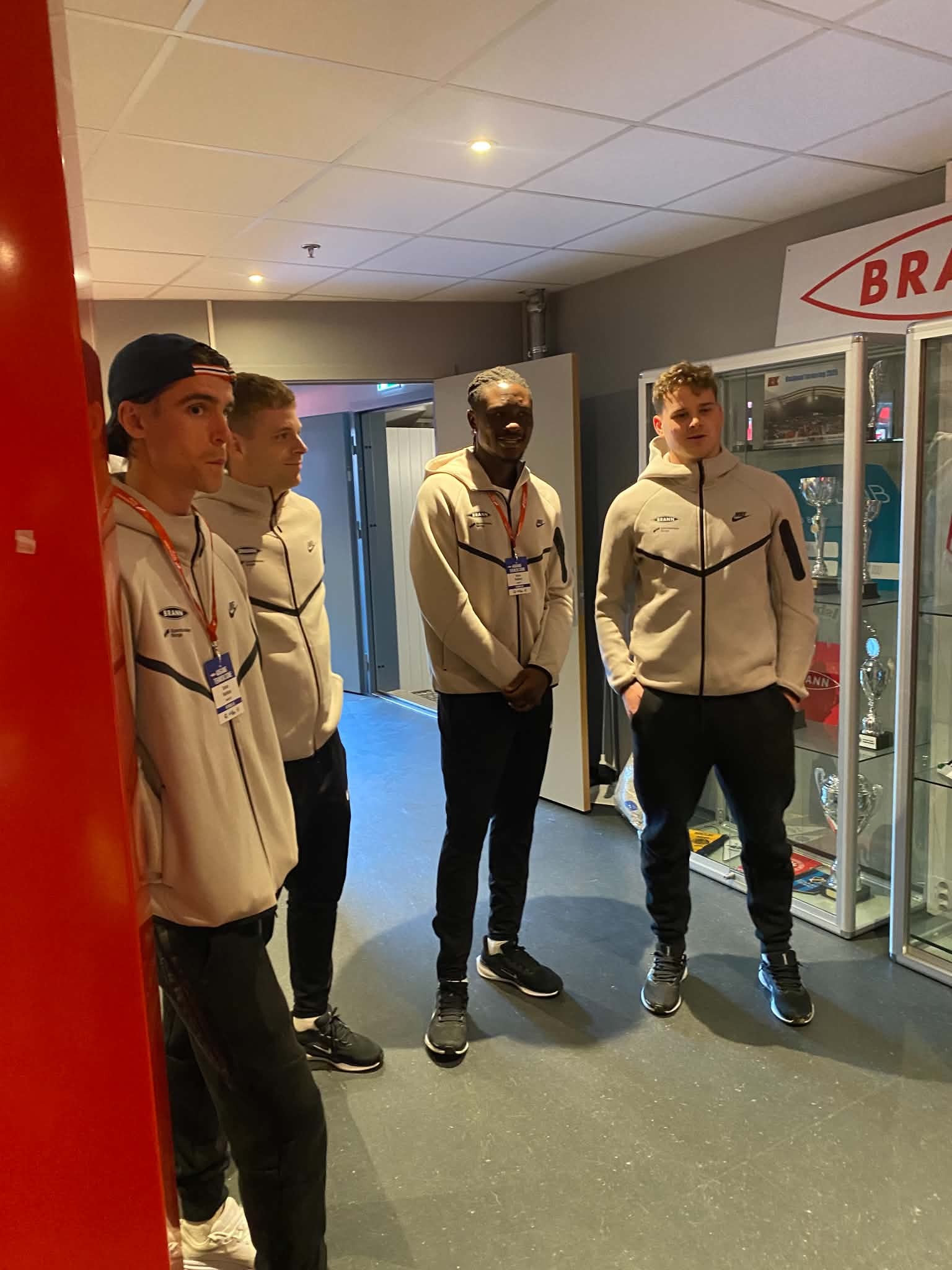På bildet:Ulrik Mathisen, Sævar Atli Magnusson, Nana Boakye og Jonas Torsvik