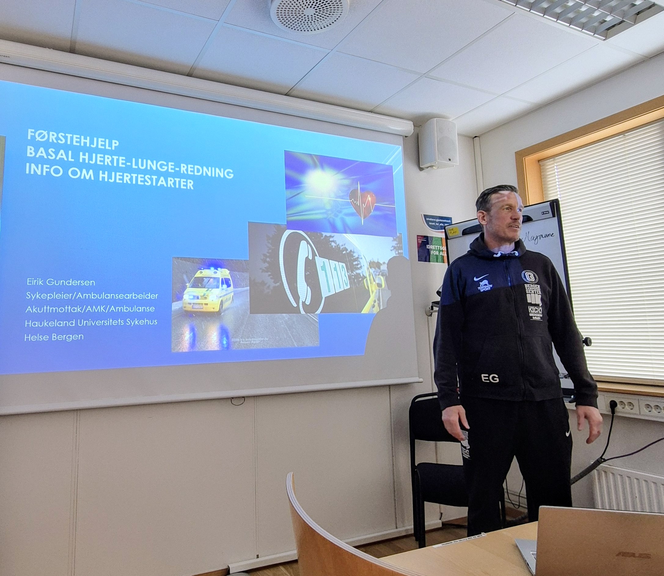 Eirik Gundersen var kursholder denne kvelden.