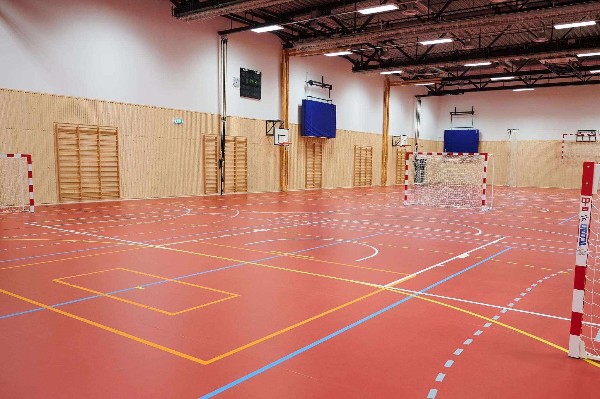 Gymsal som standard ved utbygging av nye skoler