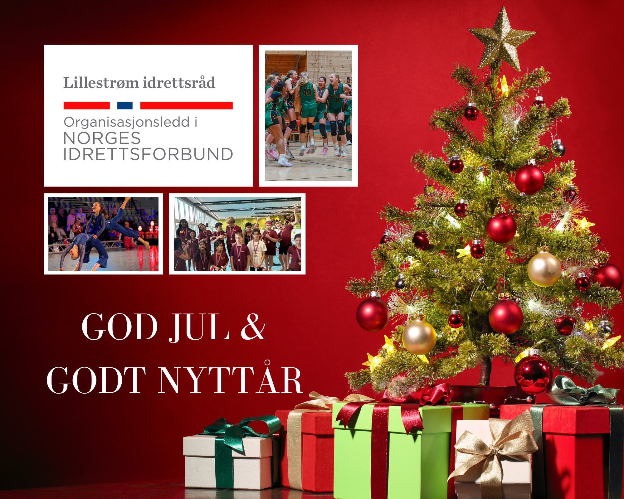 Lillestrøm idrettsråd ønsker alle våre idrettsvenner en riktig god jul og godt nyttår!